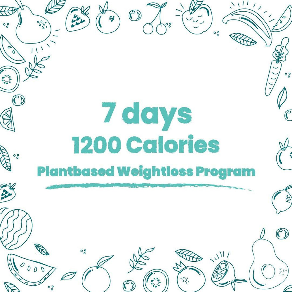1000 to 1300 Calories - Plantbased Weight Loss Program