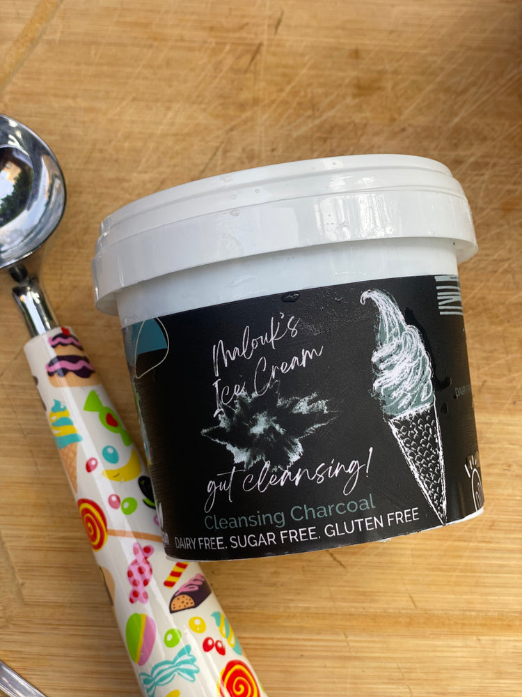 Maloukeats - Cleansing Charcoal Ice Cream