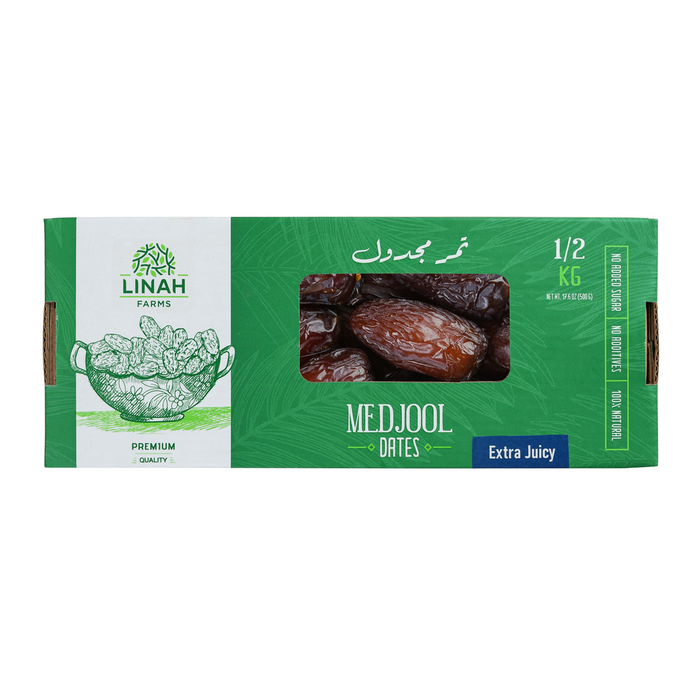
            
                Load image into Gallery viewer, Linah Farms Medjool Dates Premium Extra Juicy
            
        