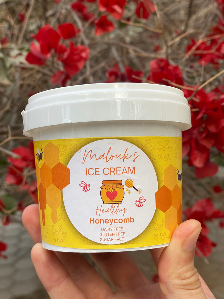 Malouk Eats - Honeycomb Ice Cream