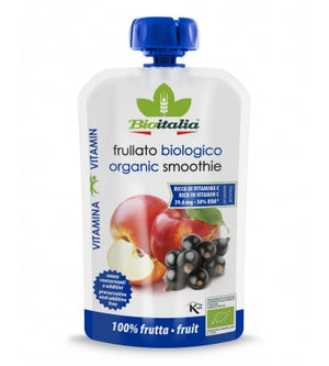 BioItalia Organic Apple & Blackcurrant Puree 120g