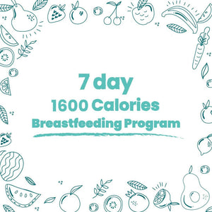 1600 Calories - Breastfeeding Program