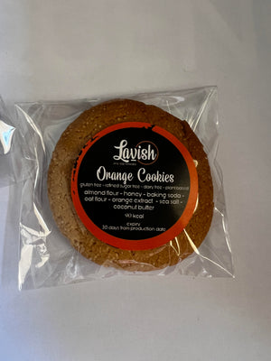 Lavish Orange Cookies (Sugar-Free) - A Box of 6 or 12 Pieces