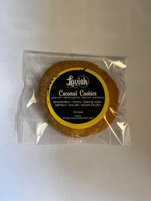 Lavish Coconut Cookies (Sugar-Free) - A Box of 6 or 12 Pieces